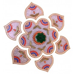 Traditional Acrylic Rangoli Pattern